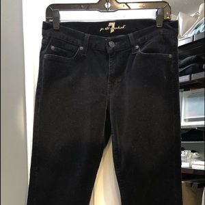 7 for all mankind stretch velvet jeans.